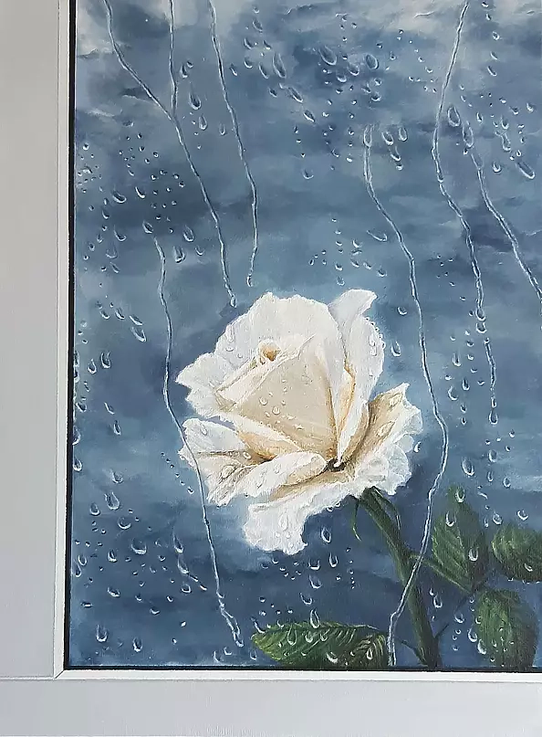 Aleksandra Kurzyńska - Rainy window.