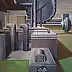 Giovanni Greco, Deus ex machina # 2, Oil painting - canvas, 50 x 70