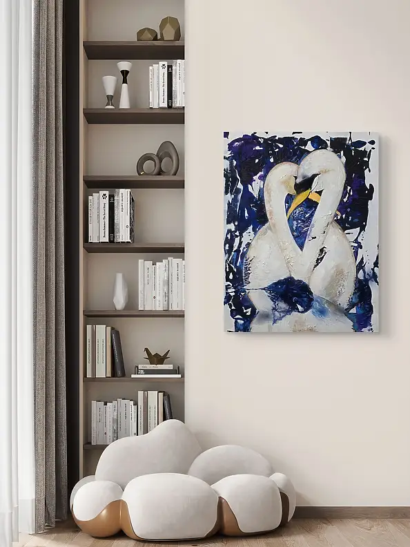 Ewa Mościszko, Devotion, Obraz akrylowy - płótno, 55 x 75