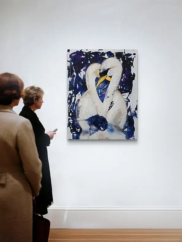Ewa Mościszko, Devotion, Obraz akrylowy - płótno, 55 x 75