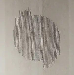 Magda Melak, Dialog kamienia, Obraz akrylowy, Techniki mieszane - płótno, 90 x 90