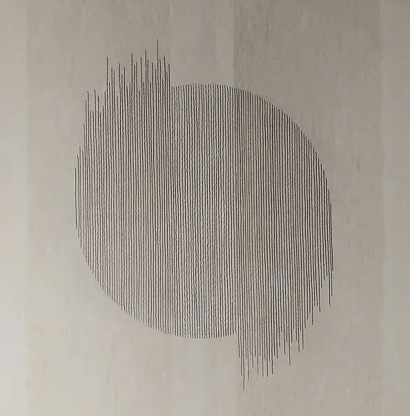 Magda Melak, Dialog kamienia, Obraz akrylowy, Techniki mieszane - płótno, 90 x 90