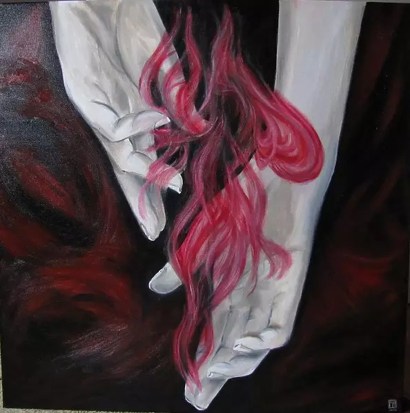 Magdalena Iwanowska - Hands and smoke