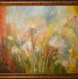 Ewa Łaczek Daleki, Одуванчики ..., Масляная картина - , 75 x 60
