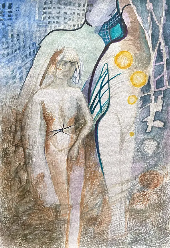 Anna Lupa Suchy, Good days, Watercolors - paper, 21 x 29