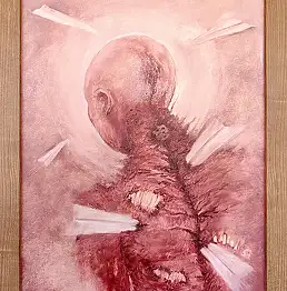 Marcin Szywała, Dobre i złe wiadomości, Obraz olejny - płyta, 50 x 70