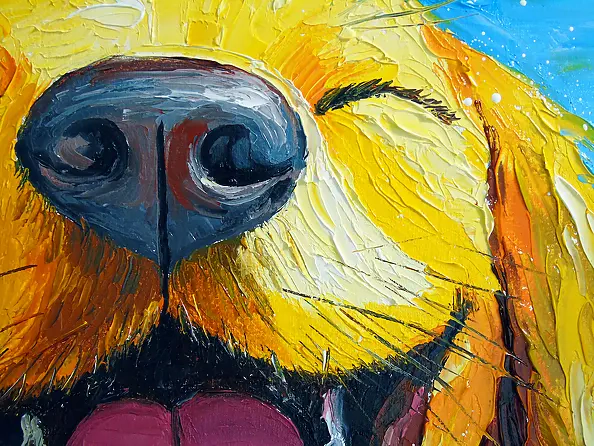 Olha Darchuk - Dog smile