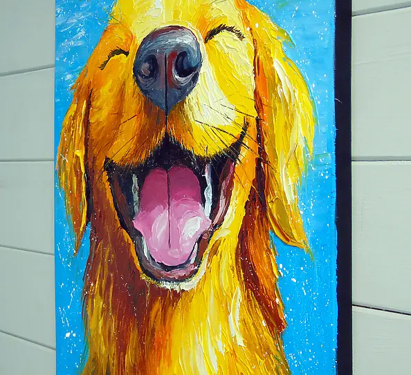 Olha Darchuk - Dog smile