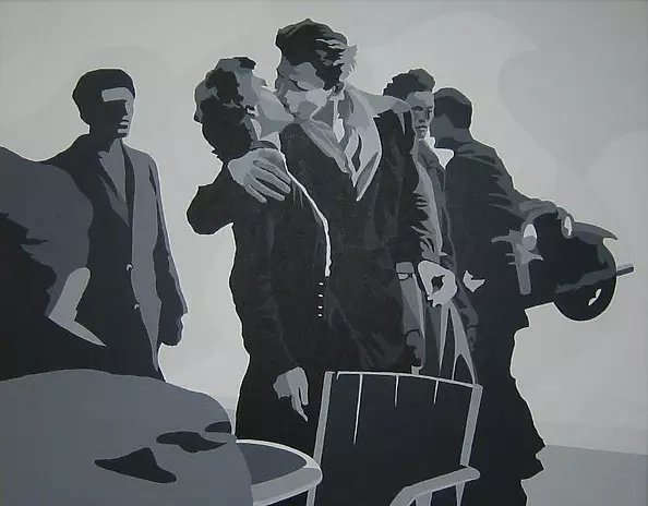 Sergio Bezzanti - Pocałunek Doisneau