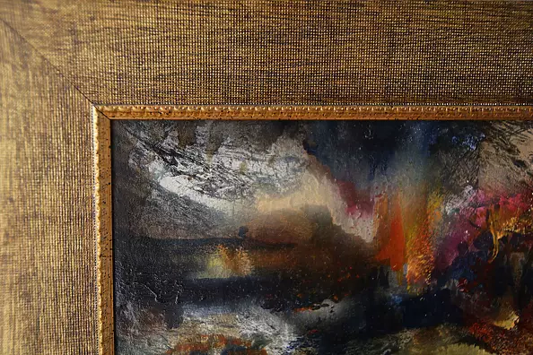 Drozdova Mariia - House in the mountains. Autumn