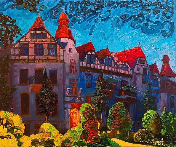 Anastasiia Kurkova - House with owls