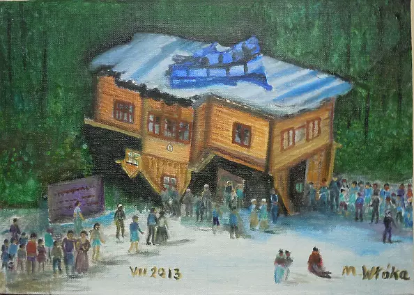 Marianna Wloka - Domek do gory nogami w Szymbarku