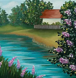 Svitlana Savchenko - House by the lake