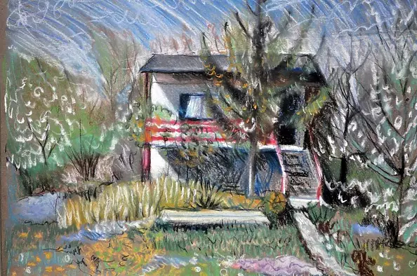 Agata Wróblewska Borucka - Cottage under vines.