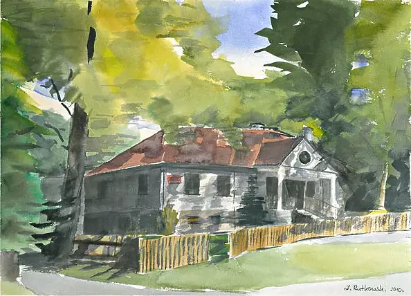 Zdzisław Rutkowski - Cottage mucinous in Przewięź k.Augustowa Podlasie