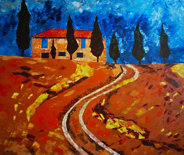 Bożena Siewierska - Domek w Toskanii