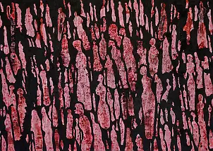   - Dotknięte kwitnieniem