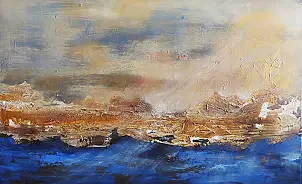 Alicja Wysocka, Dotyk światła, Impasto, Obraz akrylowy - płótno, 80 x 50