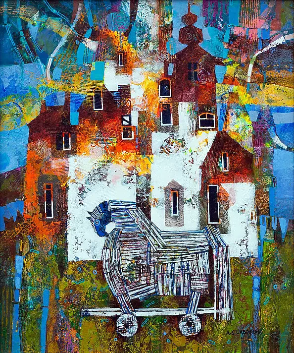 Alicja Słaboń Urbaniak - Wooden horse
