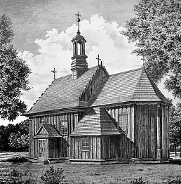 Wojciech Kądziołka - Drewniany kościół