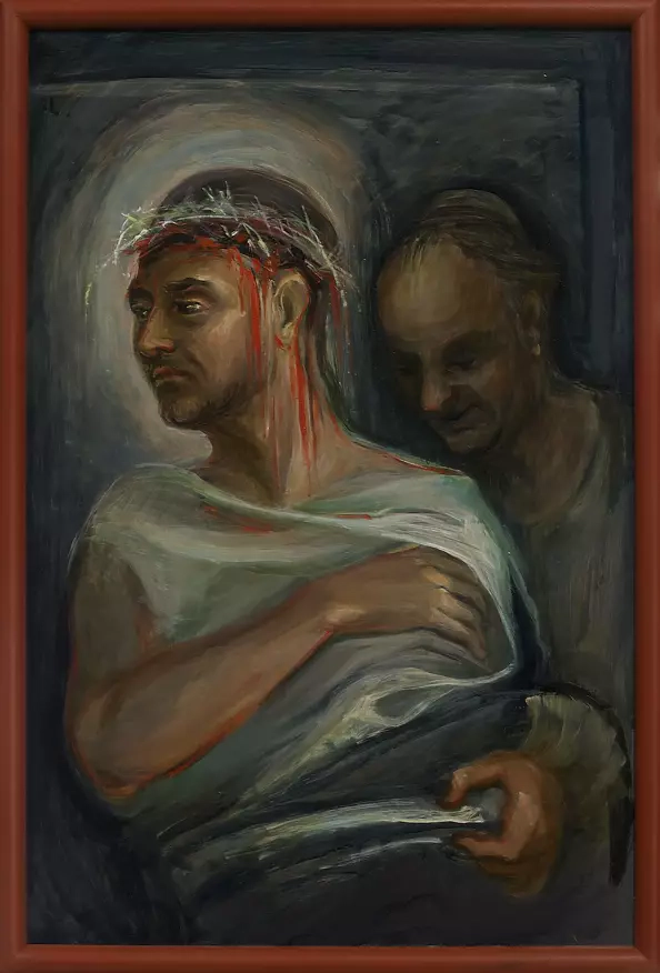 Elżbieta Graboś - Way of the Cross - 10 Station