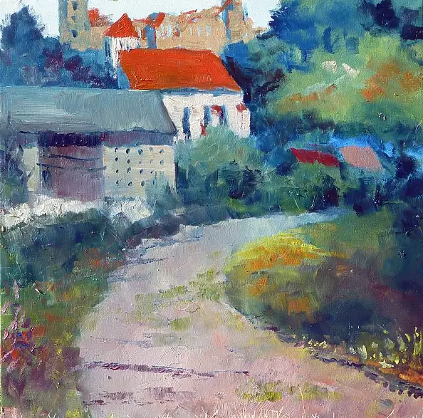 Anna Rudnicka-Litwinek - The road to the castle.