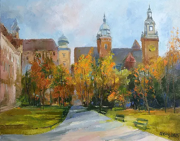 Renata Kulig Radziszewska - The road to Wawel in Krakow