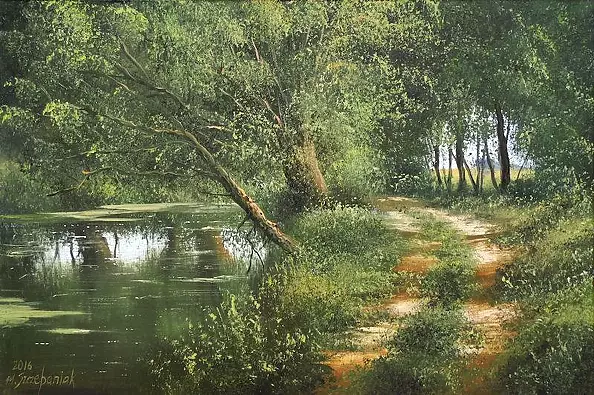 Marek Szczepaniak - Droga nad stawem