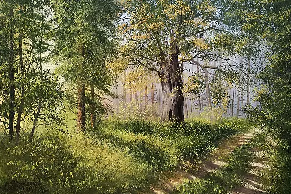 Marek Szczepaniak - Road under an oak tree