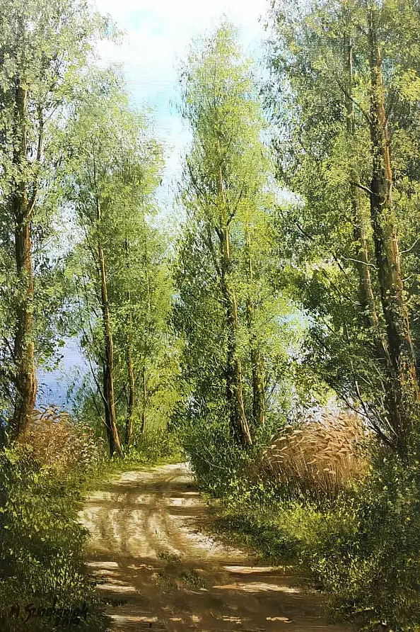 Marek Szczepaniak - Road under poplars