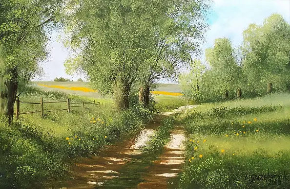 Marek Szczepaniak - Road under willows