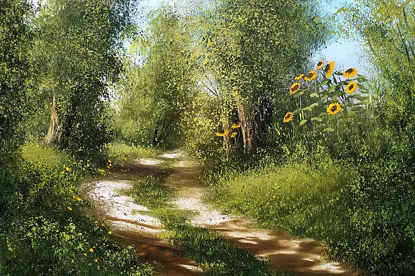 Marek Szczepaniak - Road under willows