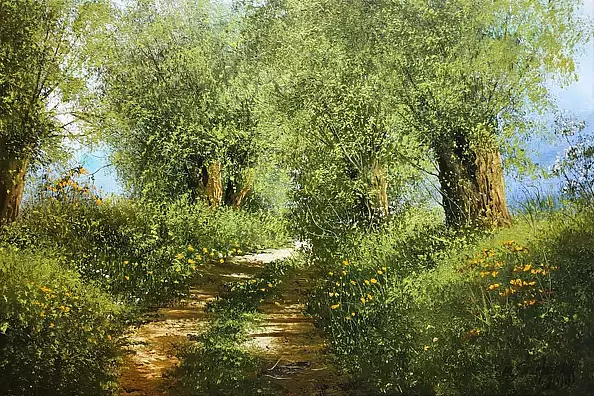 Marek Szczepaniak - Road under willows