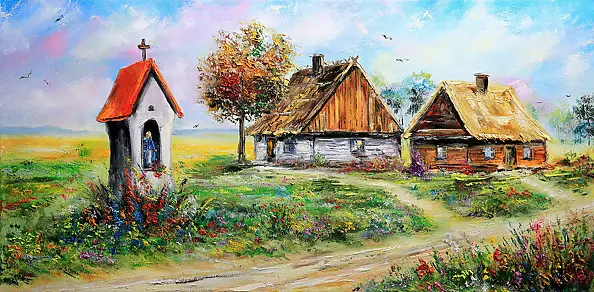 Radosław Popek - Road through the village