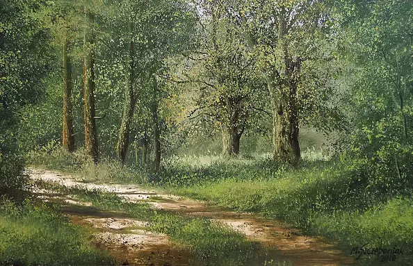 Marek Szczepaniak - Droga przy dębach