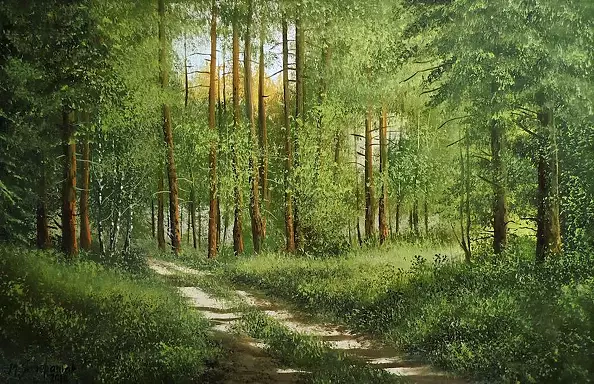 Marek Szczepaniak - Droga w lesie