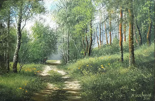 Marek Szczepaniak - The road in the forest