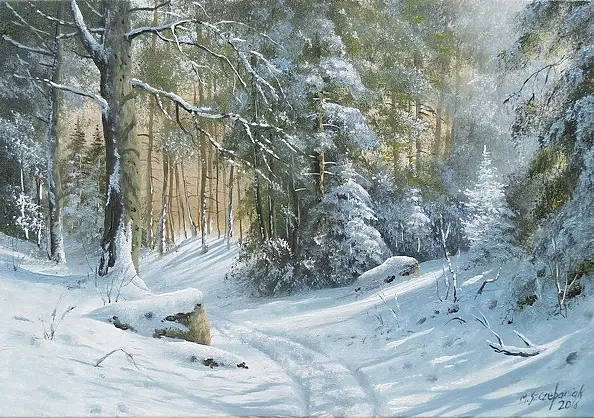 Marek Szczepaniak - The road in the forest