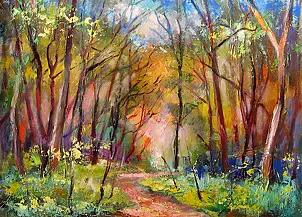 Włodzimierz Draczyński - Droga w lesie