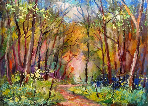 Włodzimierz Draczyński - La route dans la forêt