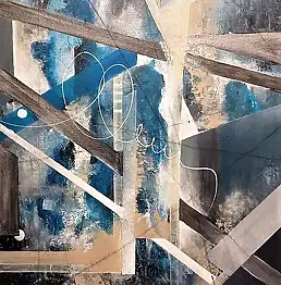 Alicja Wysocka, Roads and lanes, Acrylic painting - canvas, 50 x 70