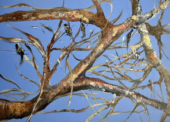 Anna Forycka Putiatycka - Trees and birds