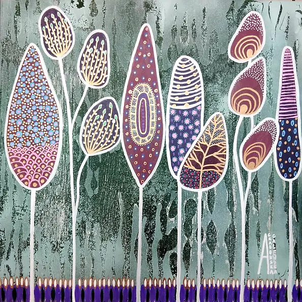 Aneta Galewska - Drzewa lila