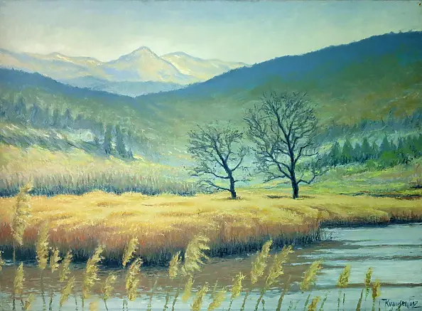 Wojciech Krausewicz - Trees on the ponds