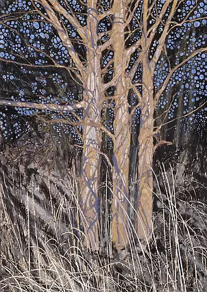 Angelika Mus Nowak - Drzewa ubrane w cienie swoich gałązek