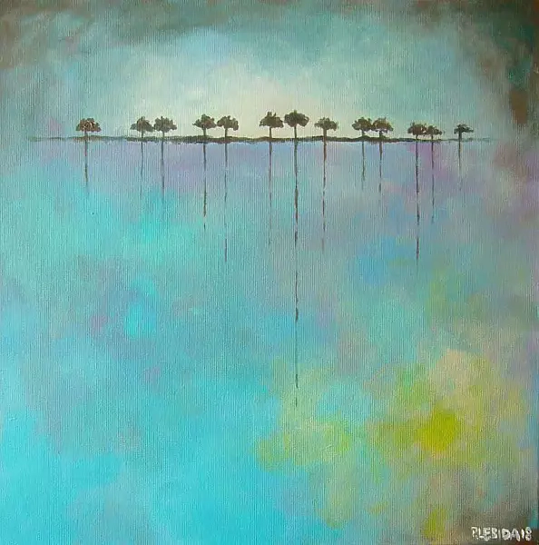 Paulina Lebida - Drzewa w turkusach