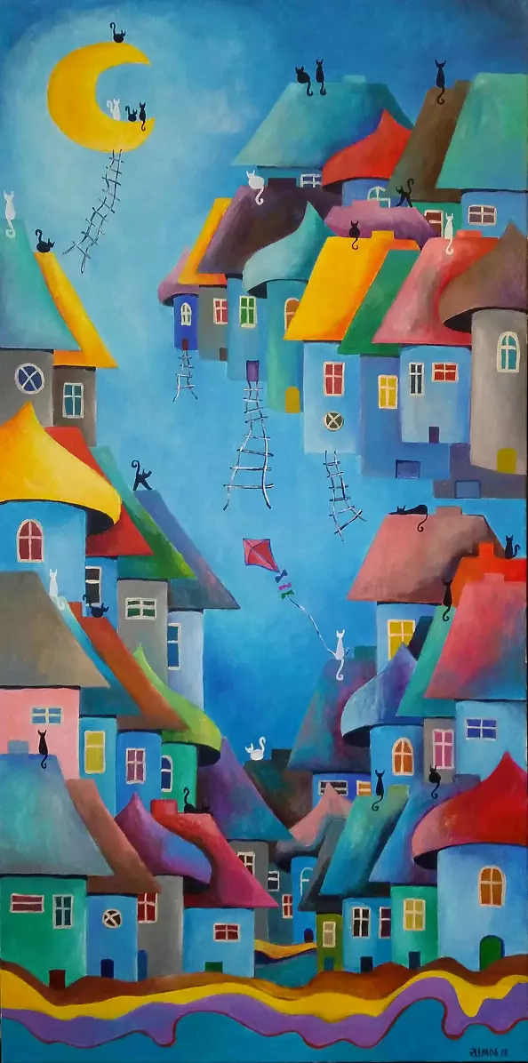 Paulina Lebida - Drzewa w turkusach