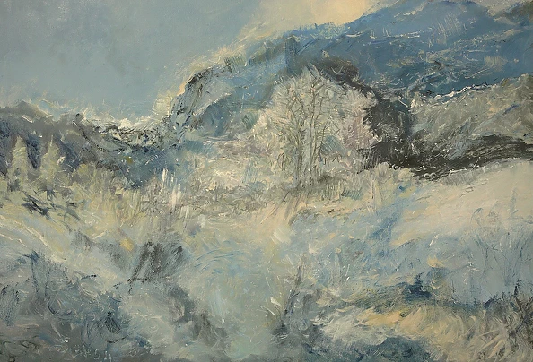 Eryk Maler - A tree in the mountains