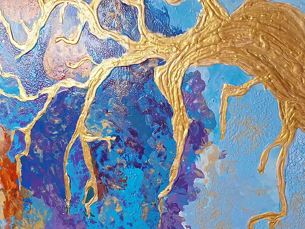 Magda Malinowska, Albero della Memoria, Impasto, Dipinto acrilico - tela, 70 x 80
