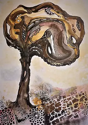 Alicja Wysocka - Tree in sepia